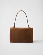 Prada Soft Sound Medium Suede Shoulder Bag - Image 6